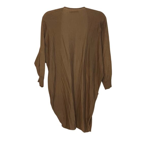 Caramel Batwing Duster Sweater M - Picture 2 of 3